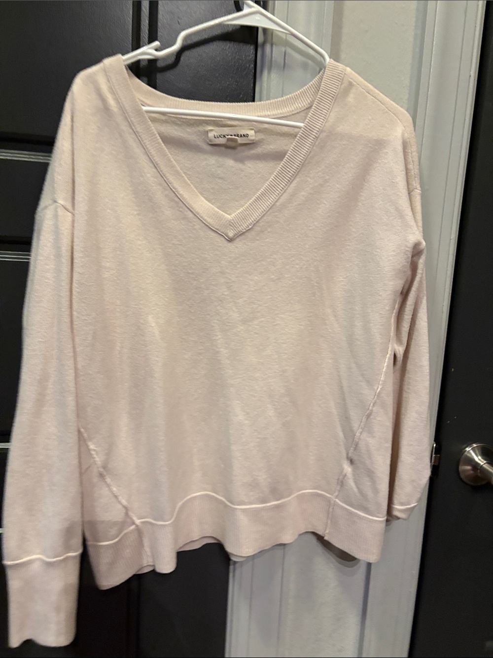 Lucky Brand Neutral Cream Pullover Sweater